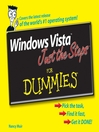 Windows Vista<sup>TM</sup> Just the Steps<sup>TM</sup> For Dummies®